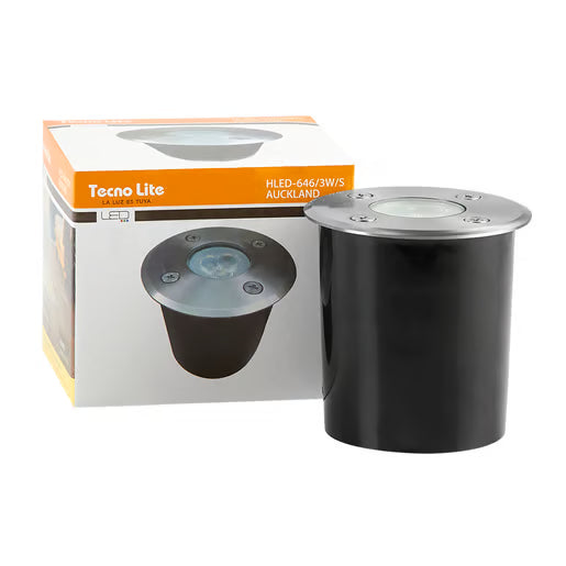 TECNOLITE EXTERIOR EMP LED3W100-240V3000K AUCKLAND HLED-646/3W/S