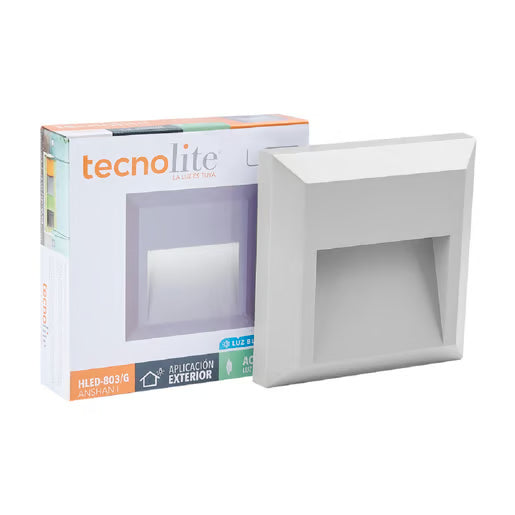 TECNOLITE EXTERIOR LUZ CORTESIA1W4000K ANSHAN I HLED-803/G