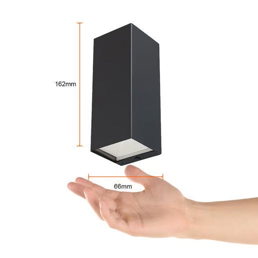 TECNOLITE EXTERIOR MUROS LED 9W3000K420LM HYADUM HLED-847/30/G