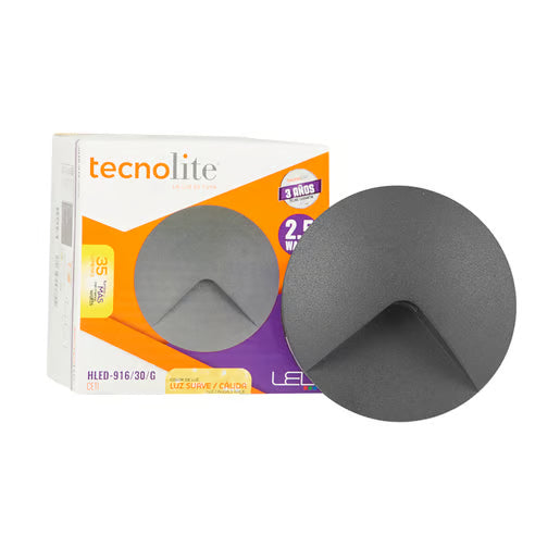 TECNOLITE EXTERIOR EMP LED2.5W3000K CETI HLED-916/30/G