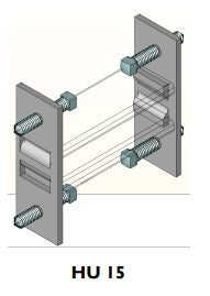 ANCLO MORDAZA INTERIOR CON OPRESOR 2PZS