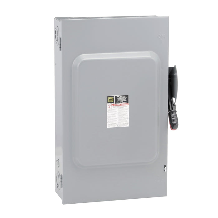 SQUARE D DESCONECT. SERV. PESADO 3P 200AMP S/PORTAFUSIBLE