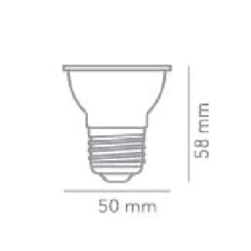 TECNOLITE FOCO JDR LED E-26 6W 127V