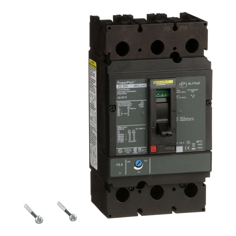 SQUARE D INT TERMOMAG C/ZAPATA 3X175A 35KA 480VAC 250VDC