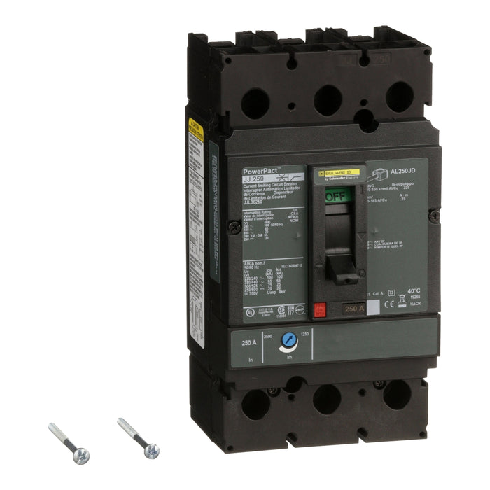 SQUARE D INT TERMOMAG C/ZAPATA 3X250A 65KA 480VAC 250VDC