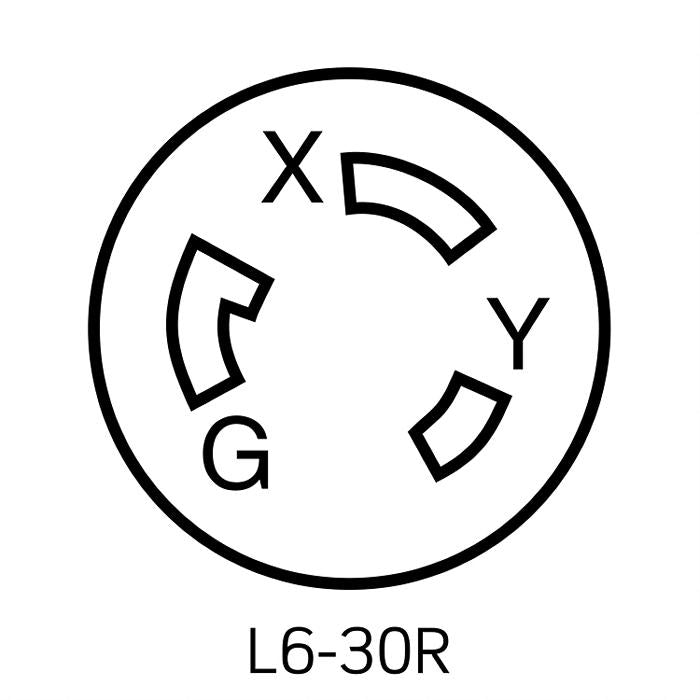 LEVITON RECEPTACULO MVUELTA 2P+T 30A 250VAC L6-30