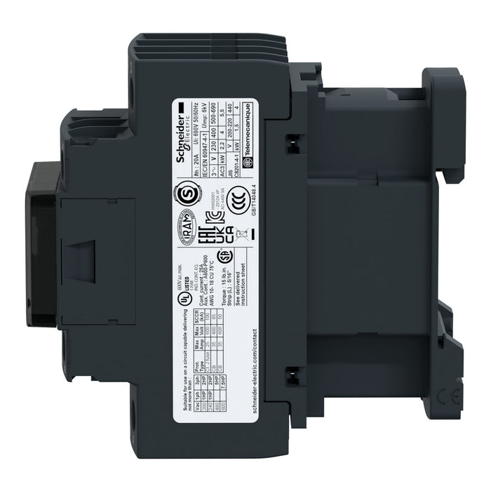 TELEMEC CONTACTOR TETRAPOLAR 25A 1NA-1NC 110V