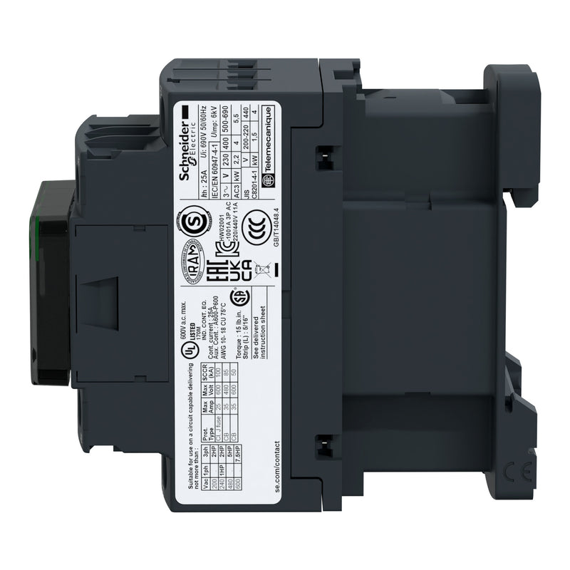TELEMEC CONTACTOR MAGNETICO 3P 12A 1NA-1NC 110V