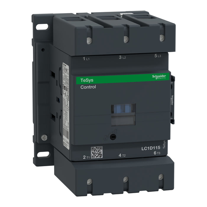 TELEMEC CONTACTOR 3P 3NA 115AMP 24V