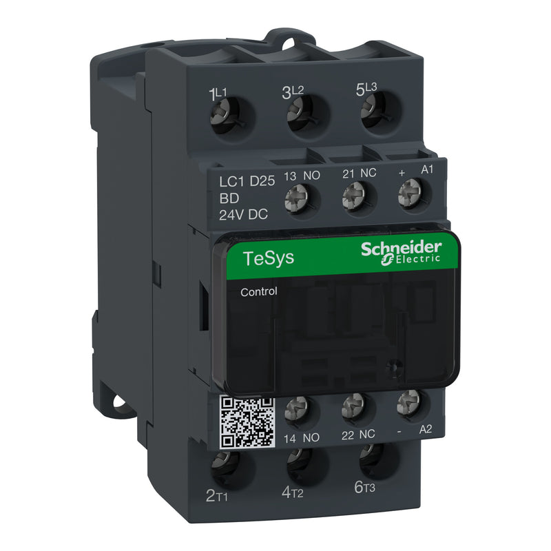 TELEMEC CONTACTOR MAGNETICO 3P 25A 1NA-1NC B-24 VC