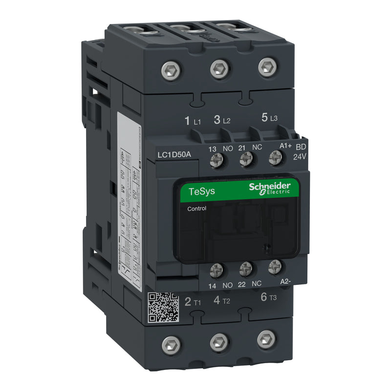 TELEMECANIQUE CONTACTOR TESYS 50 AMP BOB 24VDC