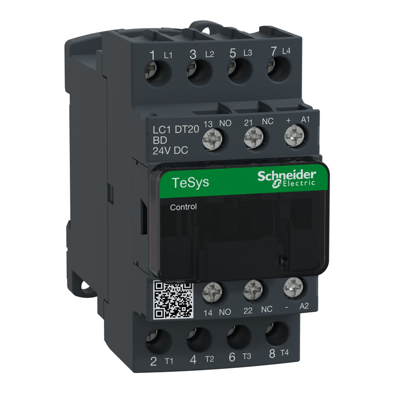 TELEMECANIQUE CONTACTOR 20A 4P 4NA AC1 24VCC
