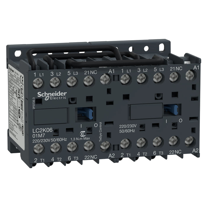 TELEMEC MINICONTACTOR K REV 3P 12A 0NA+1NC 110 VCA