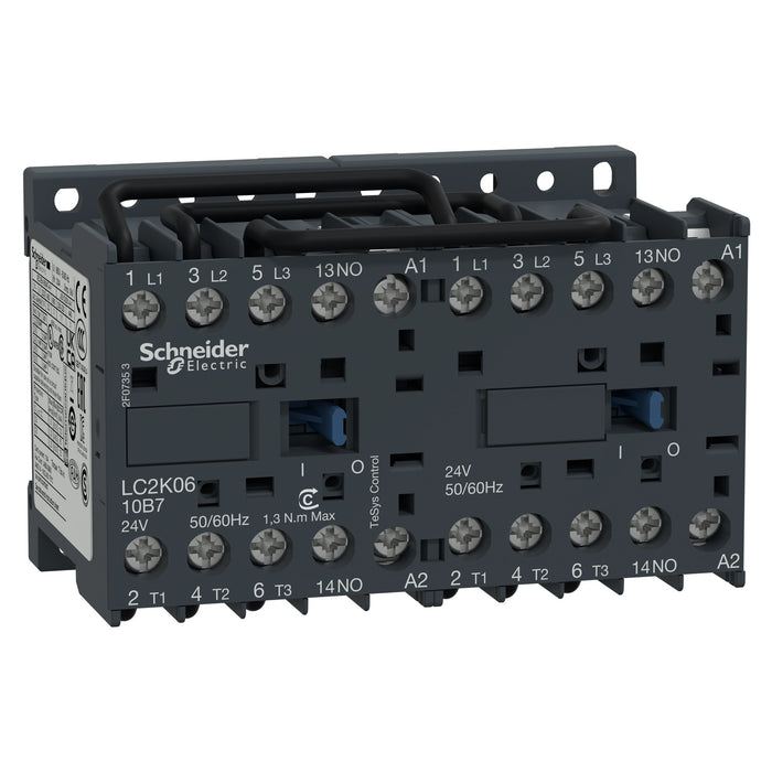 TELEMEC MINICONTACTOR K REV 3P 12A 1NA+0NC 110 VCA