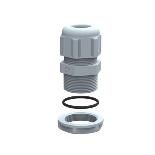 LEGRAND CONECTOR GLANDULA M25 (P/CABLE 12-18mm) PLASTICO GRIS PRENSAESTOPA