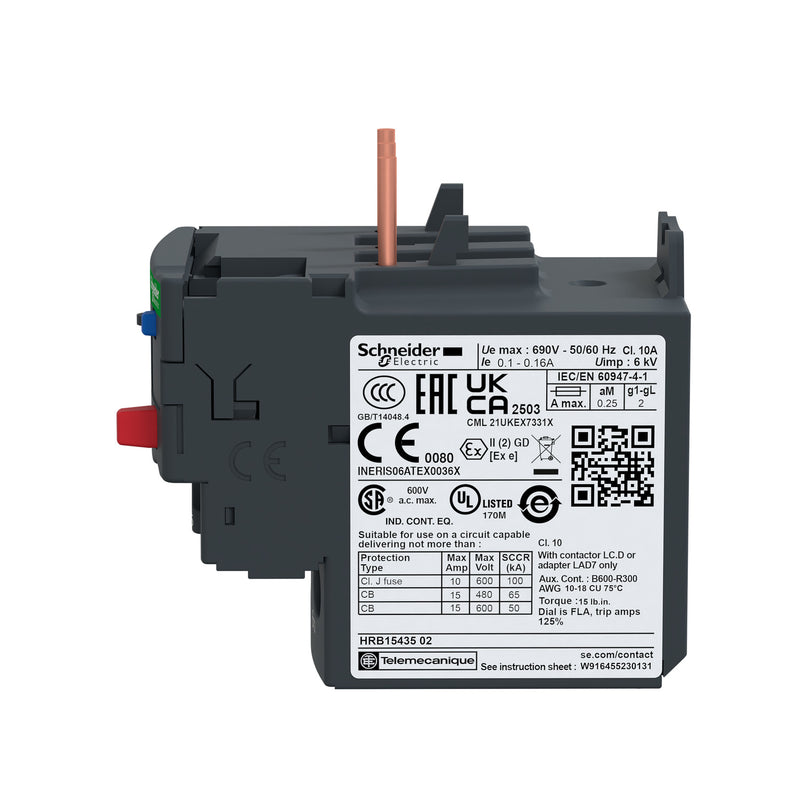 TELEMEC RELEVADOR SOBRECARGA 4.0-6.0A D09-D38
