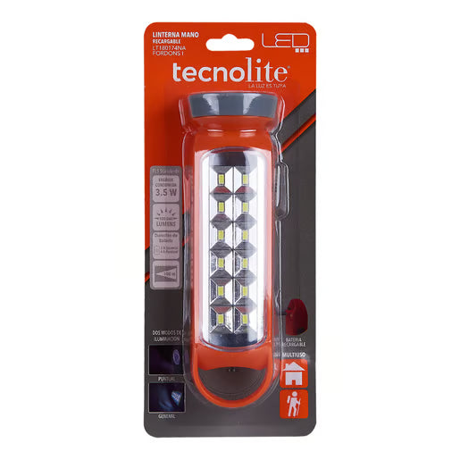 TECNOLITE LINTERNA RECARGABLE LITIO BAT 1W 4V