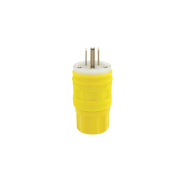 LEVITON CLAVIJA ENTRADA RECTA 2P 3H 15A 125V 5-15P