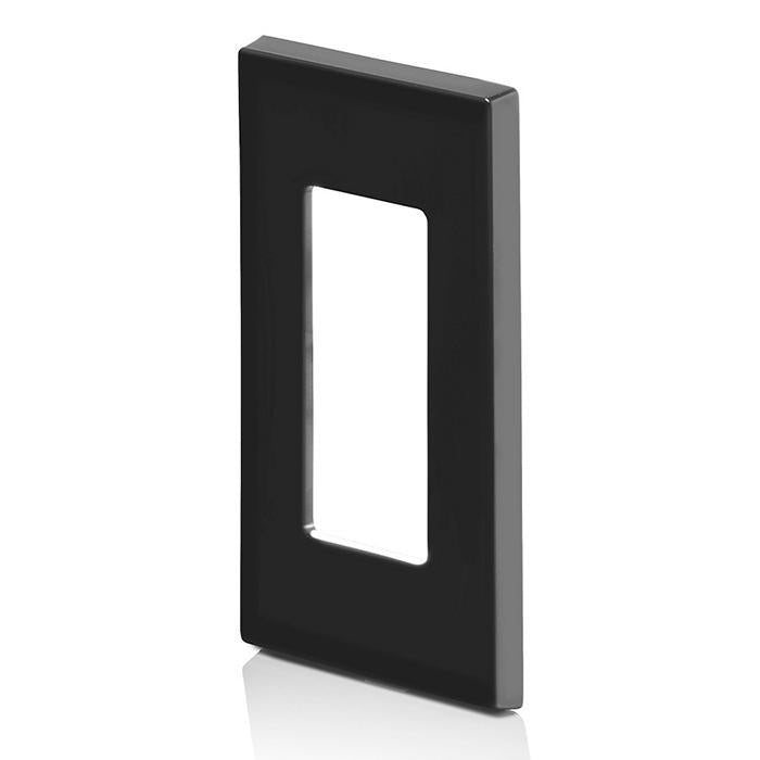 LEVITON DECORA PLUS PLACA 1M NEGRA