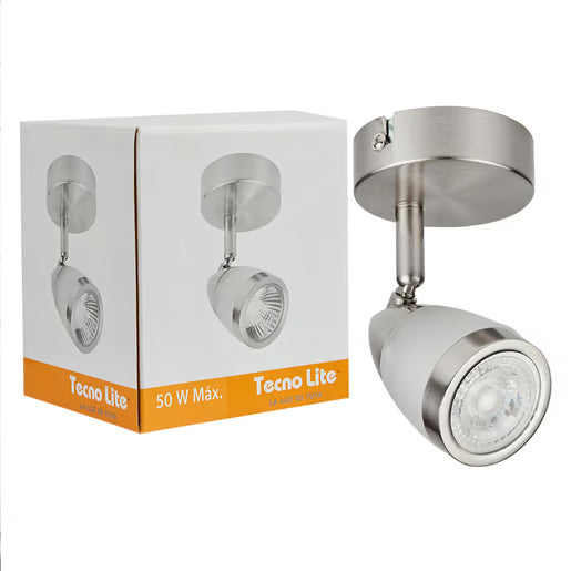 TECNOLITE C¦NOPE SENCILLO BASE P/GU10-50/C SATINADO