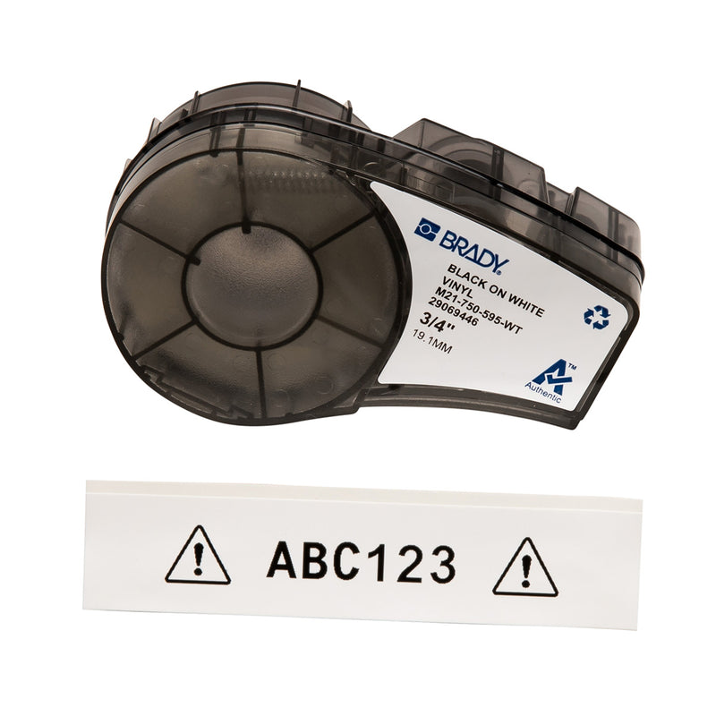 BRADY ETIQUETA BLANCA DE 3/4 P/IMP. BMP21-PLUS C/RIBBON