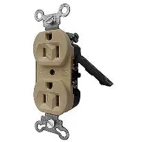 ARROW RECEPT DPLX MARFIL CON GUARDAS PROTECTORAS 2P3H 20A 250V CA