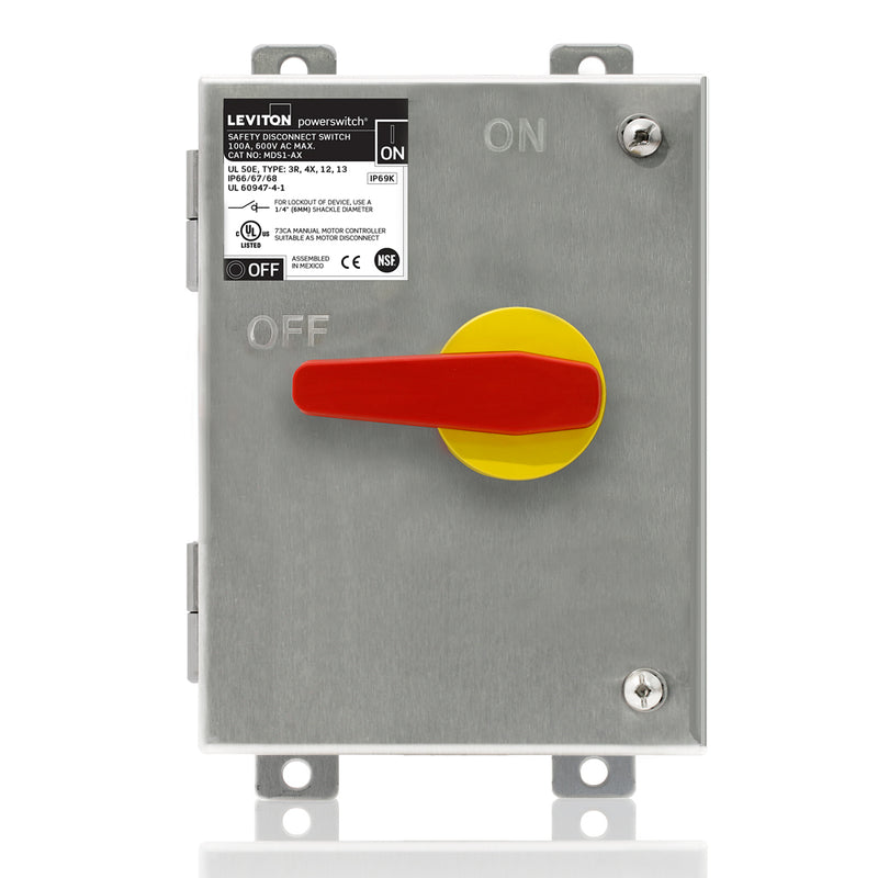 DESCONECTADOR SEGURIDAD 3O 100A 600V INOX 304 IP66/67/ 69K