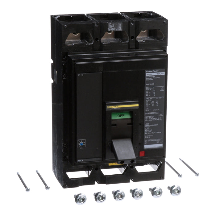 SQUARE D INT ELECTRONICO C/ZAPATA 3X400 35KA 480VAC