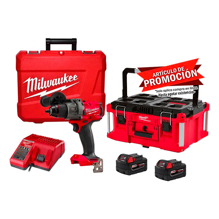 MILWAUKEE ROTOMARTILLO M18 FUEL + CAJA PACK OUT