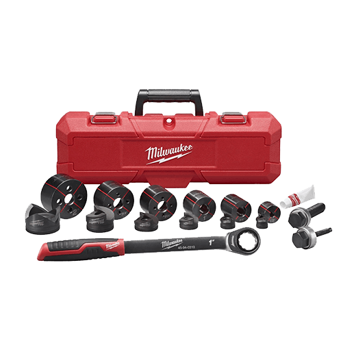 MILWAUKEE CONJUNTO DE PUNZONES Y TROQUELES DE 1/2''-2'' EXACT