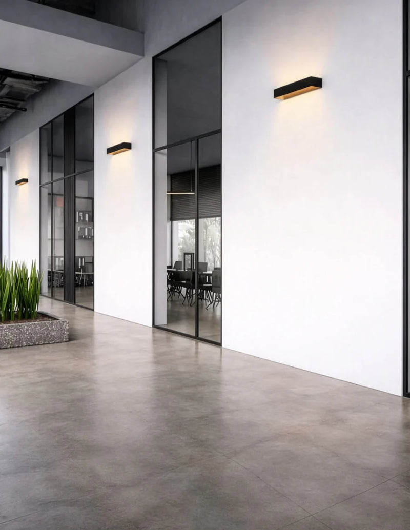 ESTEVEZ IRON 20W LED LUZ CALIDA DECORATIVE WALL NEGRO