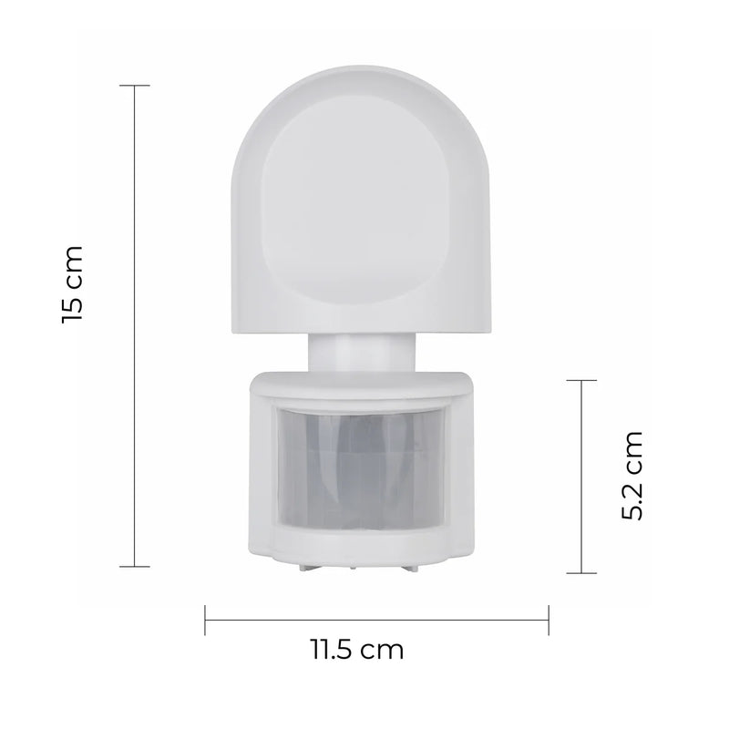 ESTEVEZ SENSOR PIR PARED 180D IP44 BLANCO ESTEVEZ