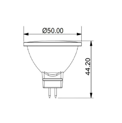 TECNOLITE FOCO MR16 LED 3W 100-240V 3000K 250LM