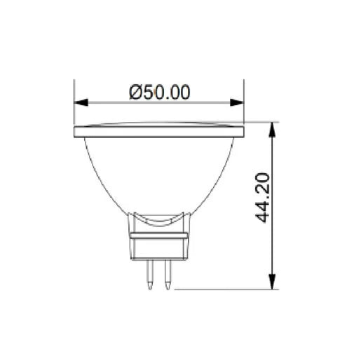 TECNOLITE FOCO MR16 LED 3W 100-240V 6500K 250LM