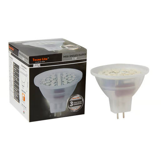 TECNOLITE FOCO MR16 LED 3W RGB 127V