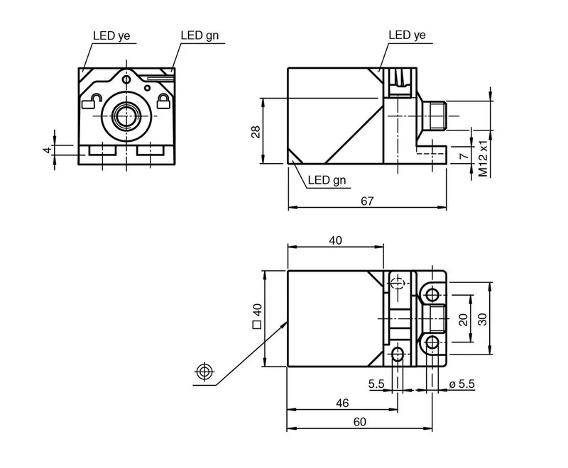 PEPPERL INDUCTIVE SENSOR NBB20-L2-A2-V1 187548
