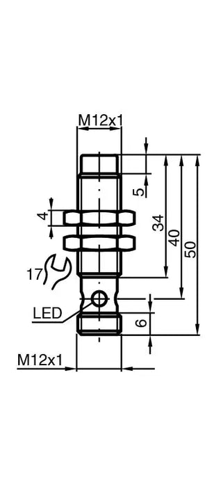 PEPPERL-FUCHS INDUCTIVE SENSOR NAMUR OUTPUT 8.2V