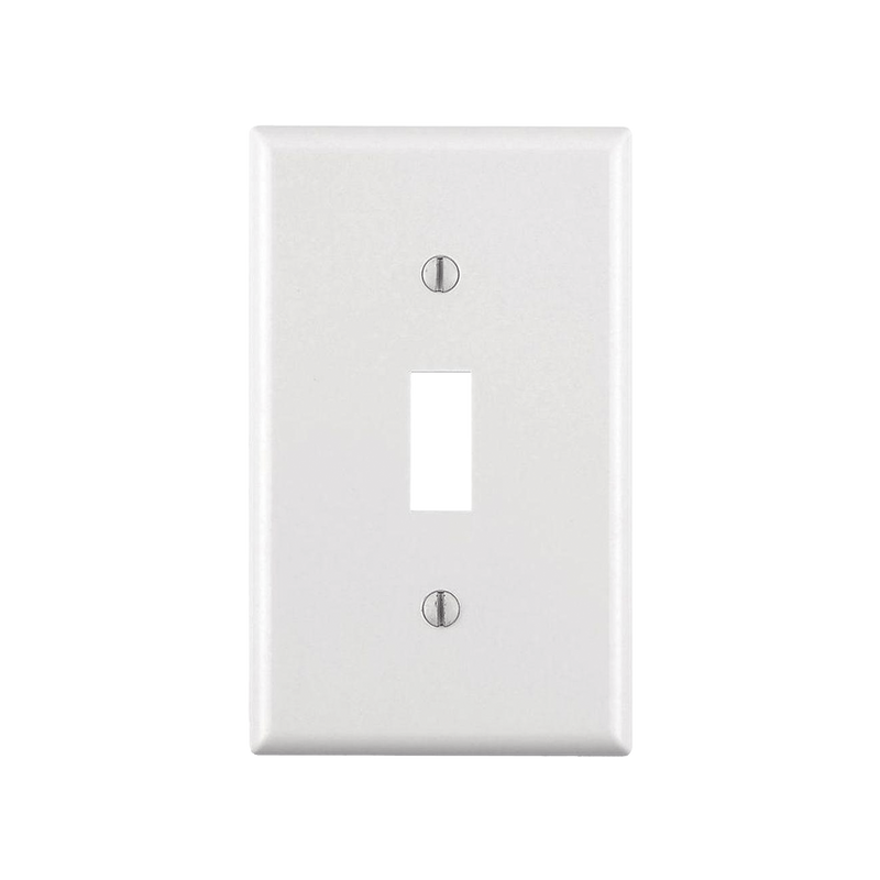 HUBBELL WALLPLATE 1G DEC TOG BLANCO