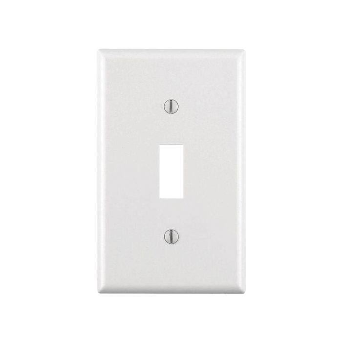 HUBBELL WALLPLATE 1G DEC TOG BLANCO