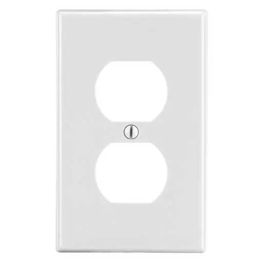 HUBBELL PLACA P/CONTACTO DUPLEX BLANCO