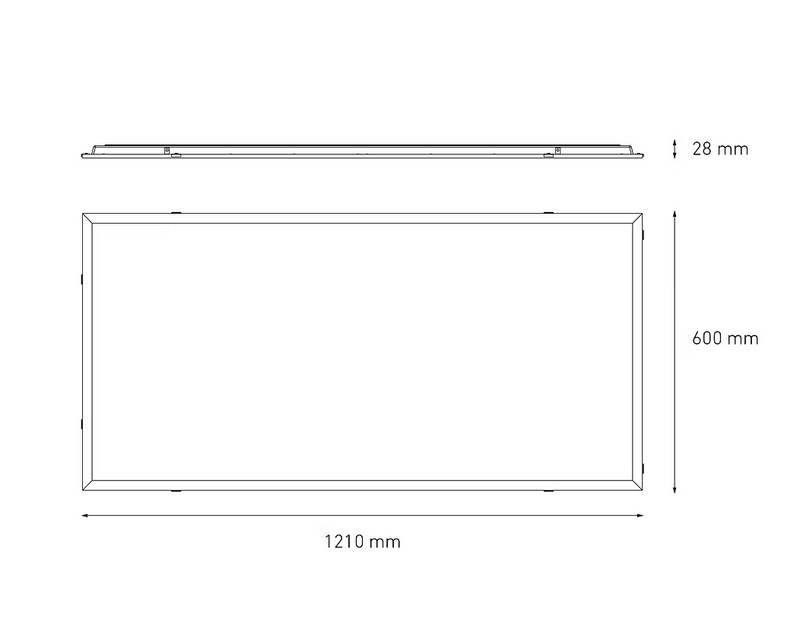 MAGG PANEL SOFT LED 60X120 75W 100-305V 60K (Precio x Pza)