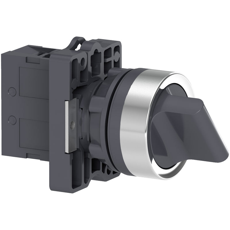 SCHNEIDER BOTON SELECTOR ESTANDAR 22MM 2P 1NA