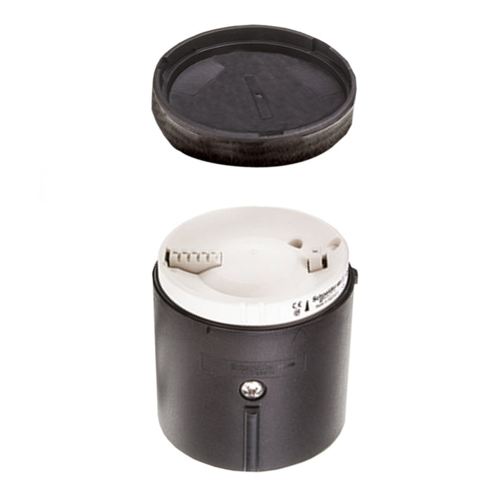 TELEMEC LUMITORRE BASE C/TAPA P/COLUMNA CONEX AS-I NEGRO IP65