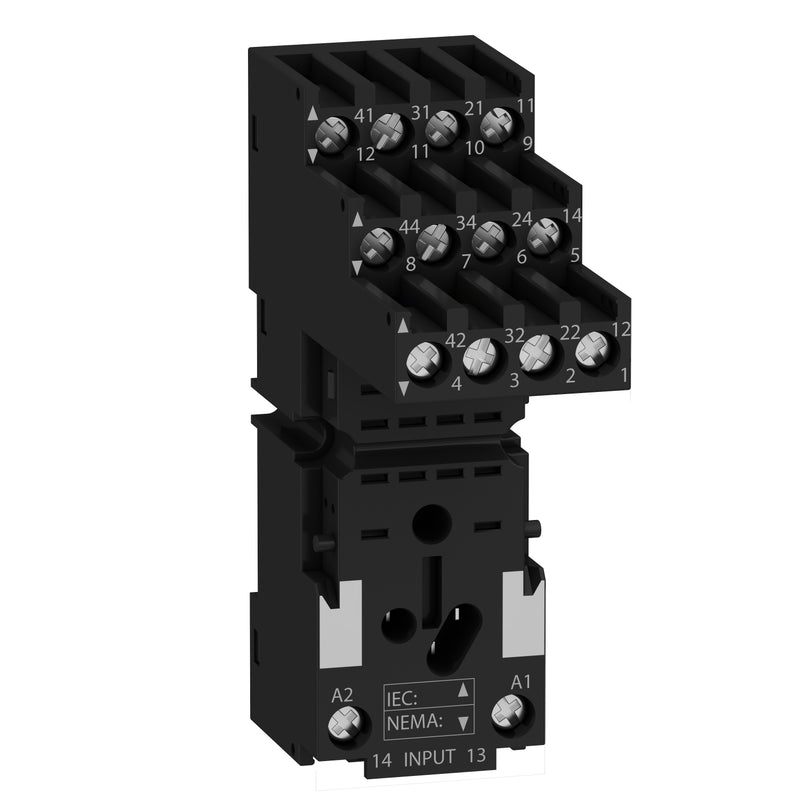 TELEMEC LOGIC STYLE SOCKET SEPARATEDTERMINATIONS 4