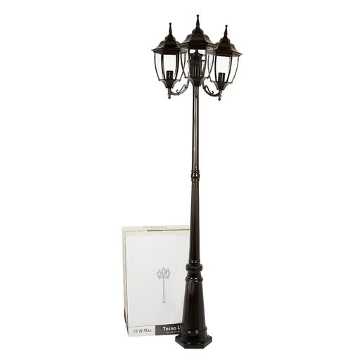 TECNOLITE EXTERIOR POSTES S/L100-240VE27X3 BADALONA PFT-6004-3/N