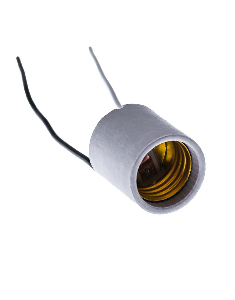 LUMI SOQUET PORCELANA C/CABLES E-26