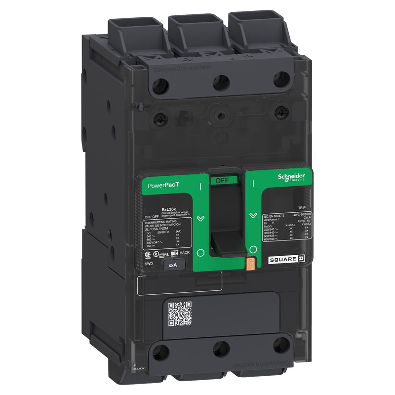 SQUARE-D POWERPACT BD 3P 100A UM EVERLIN MOLDED CASE CIRCUIT BRKR