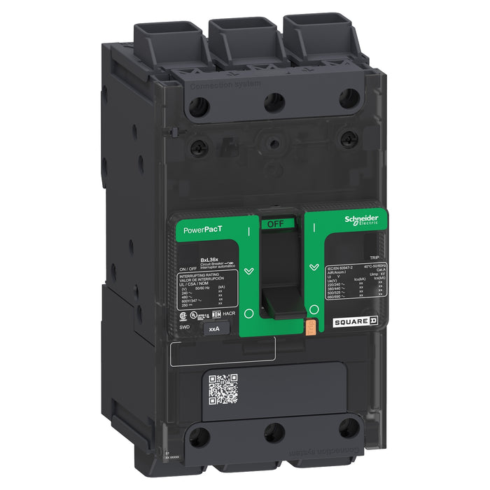 SQUARE-D POWERPACT BD 3P 70A UM EVERLINK MOLDED CASE CIRCUIT BRKR