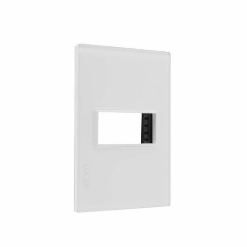 LUCEK CRIS PLACA 1 MOD CRISTAL BLANCO AQUA