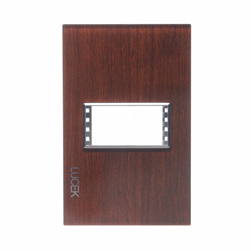LUCEK COL PLACA1MOD MADERA NOGAL